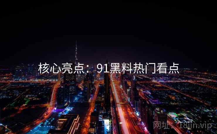 核心亮点：91黑料热门看点