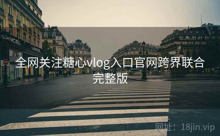 全网关注糖心vlog入口官网跨界联合完整版